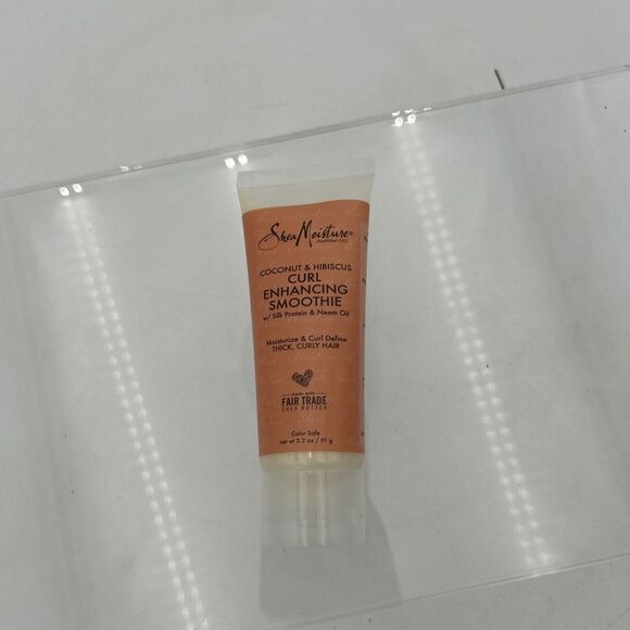 Shea Moisture Coconut & Hibiscus Curl Enhancing Smoothie Travel Size 3.2 oz - Picture 2 of 7